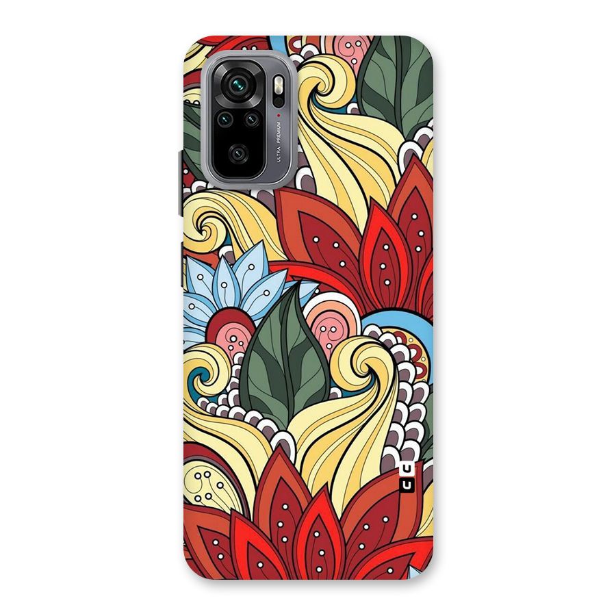 Cute Doodle Back Case for Redmi Note 10