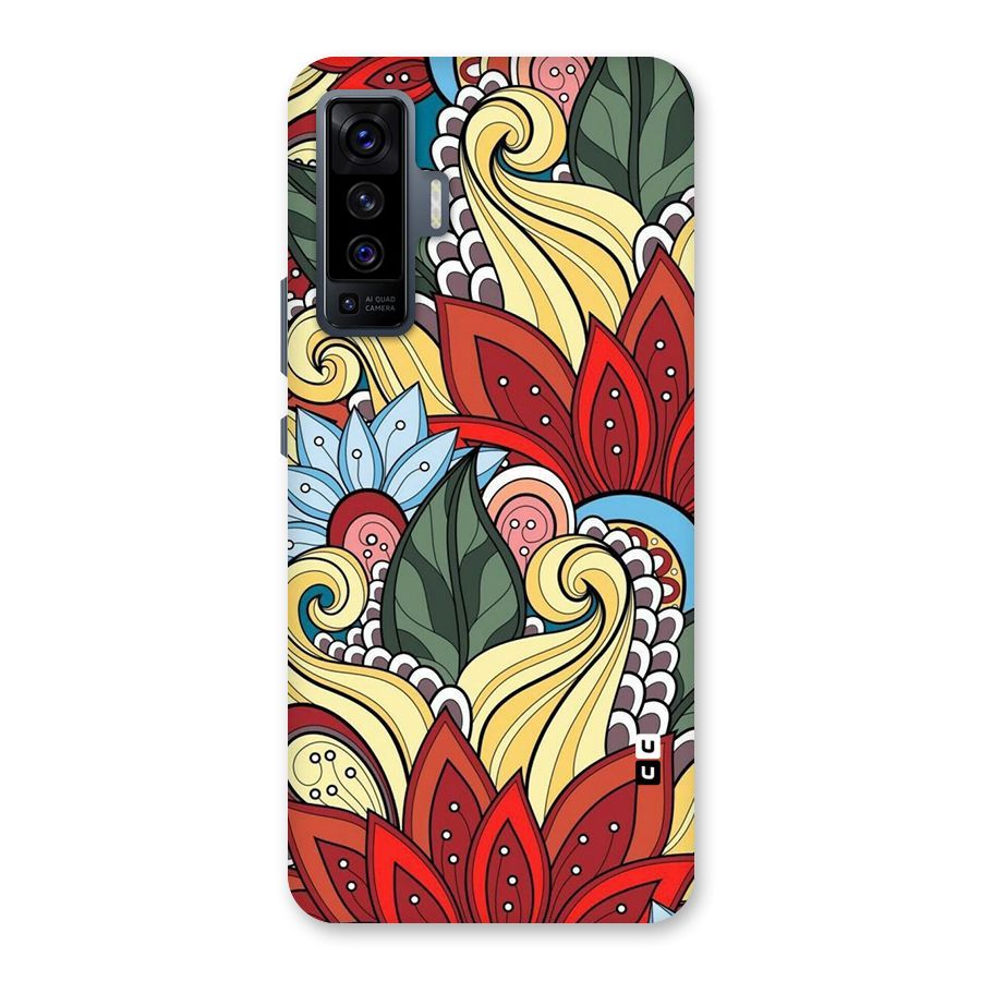 Cute Doodle Back Case for Vivo X50