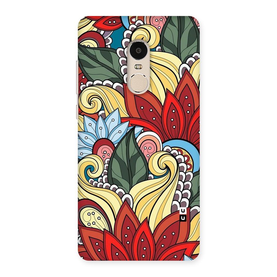 Cute Doodle Back Case for Xiaomi Redmi Note 4