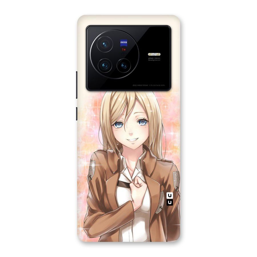 Cute Girl Art Back Case for Vivo X80