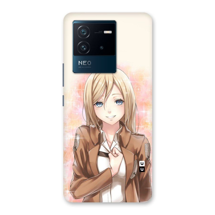 Cute Girl Art Back Case for Vivo iQOO Neo 6 5G