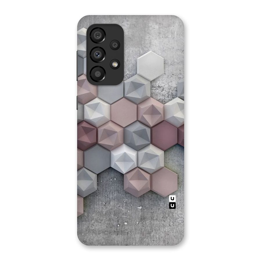 Cute Hexagonal Pattern Back Case for Galaxy A33 5G
