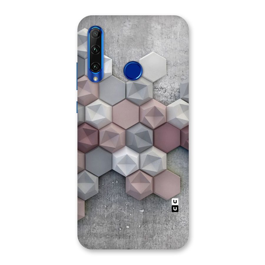 Cute Hexagonal Pattern Back Case for Honor 20i