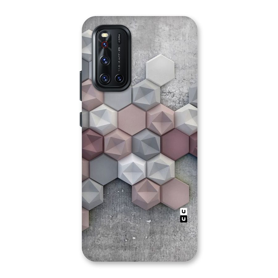 Cute Hexagonal Pattern Back Case for Vivo V19
