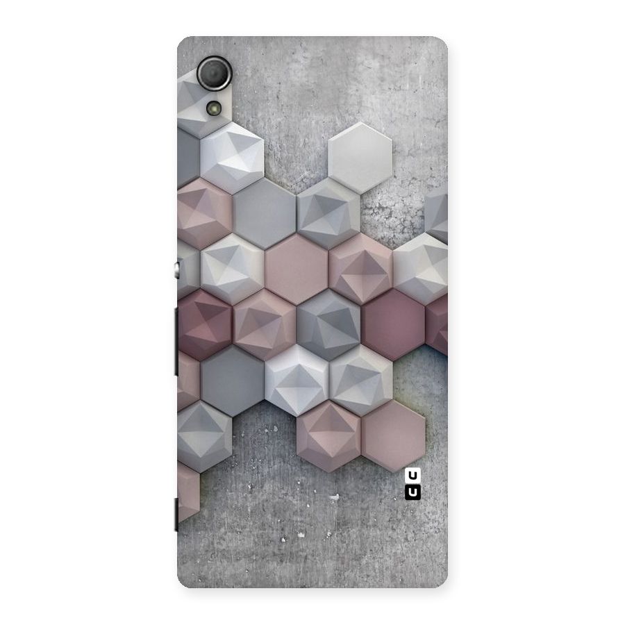 Cute Hexagonal Pattern Back Case for Xperia Z4