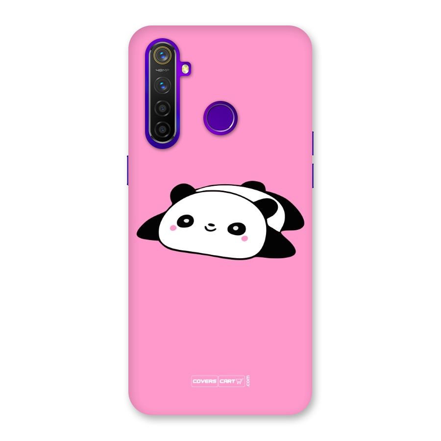 Cute Lazy Panda Back Case for Realme 5 Pro