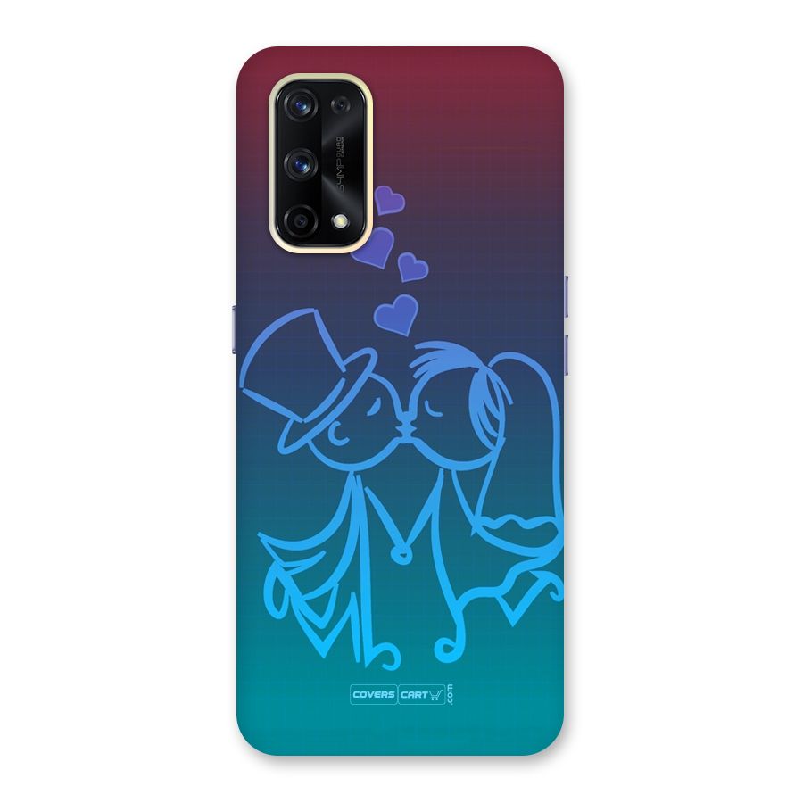 Cute Love Glass Back Case for Realme X7 Pro