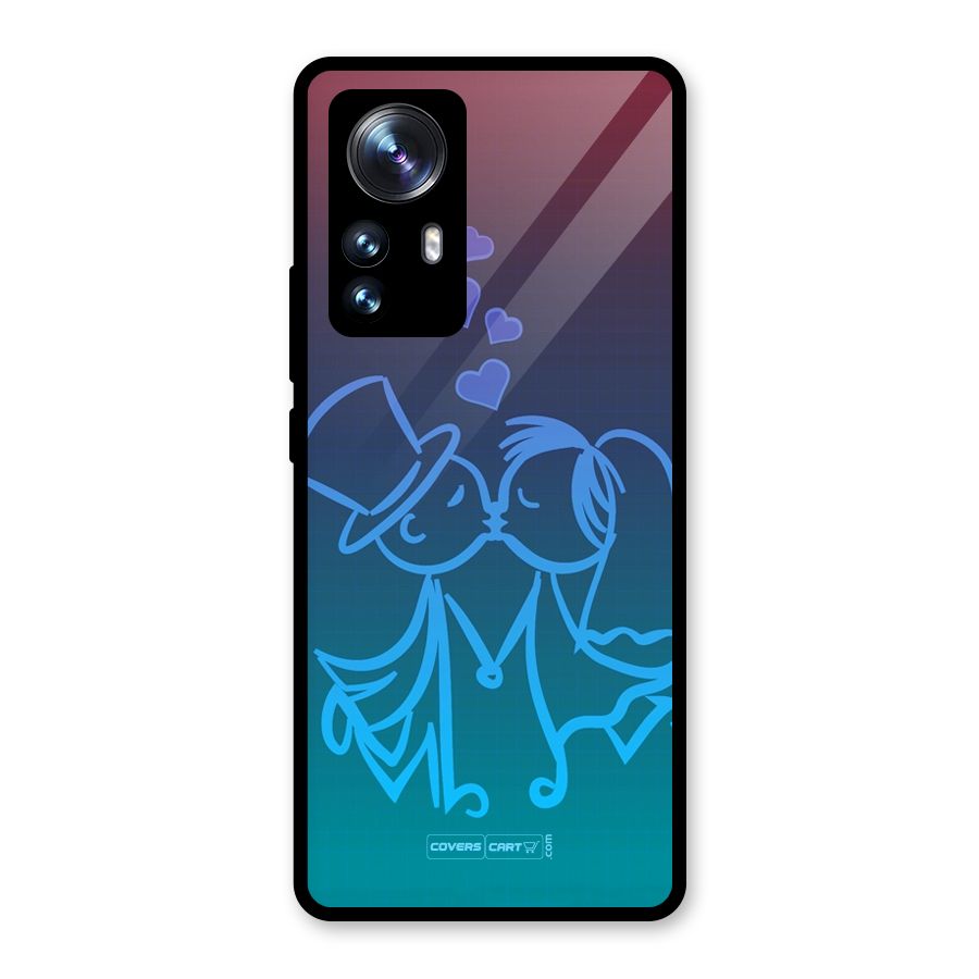 Cute Love Glass Back Case for Xiaomi 12 Pro