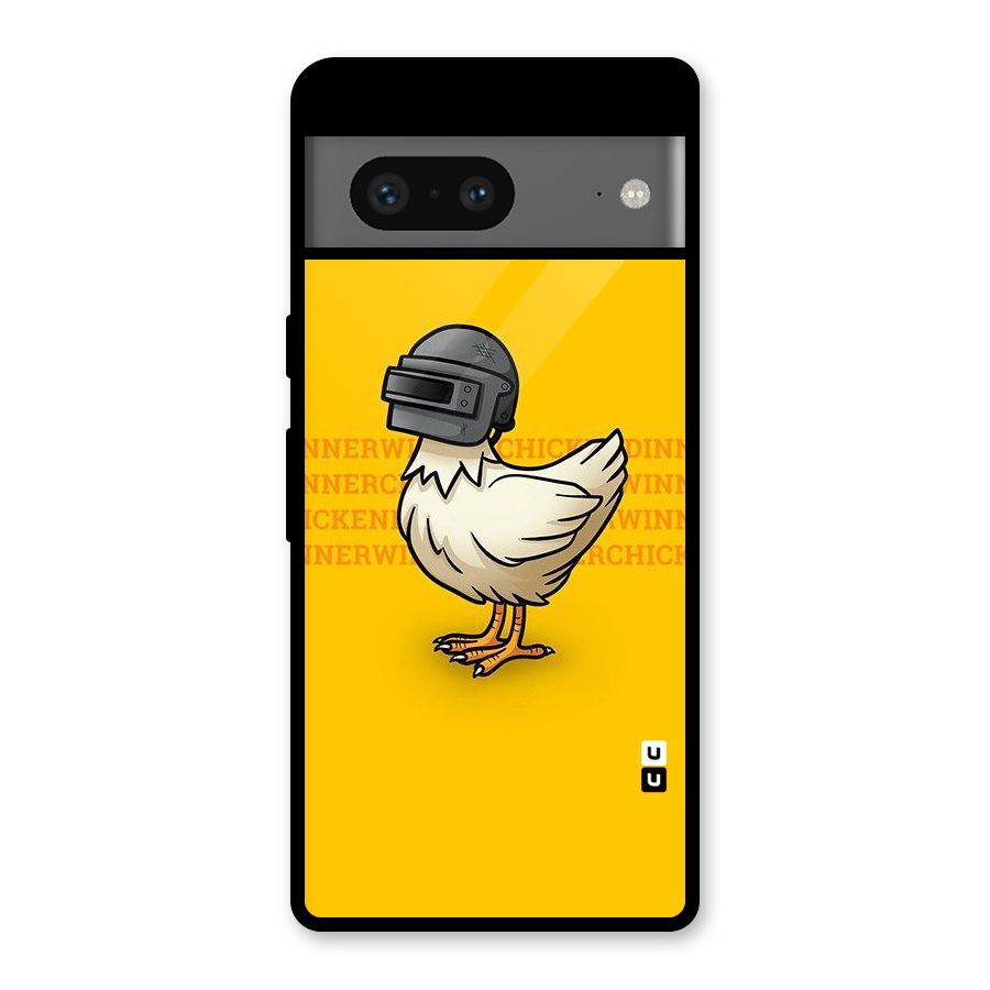 Cute Mask Glass Back Case for Google Pixel 7