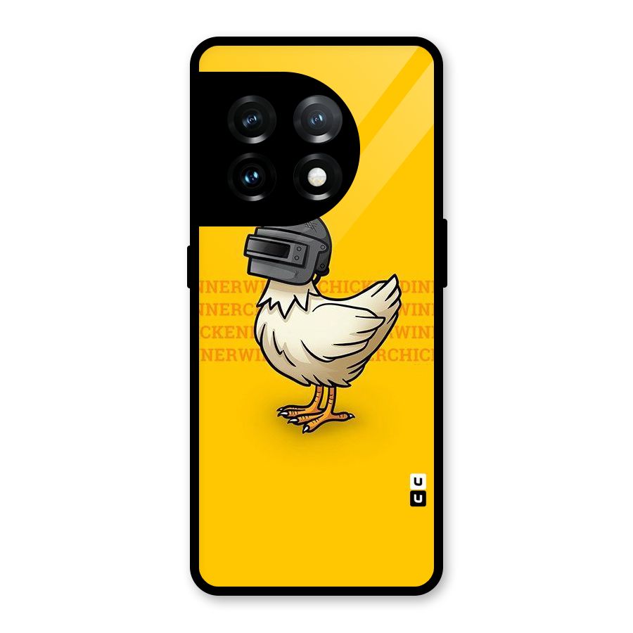 Cute Mask Glass Back Case for OnePlus 11