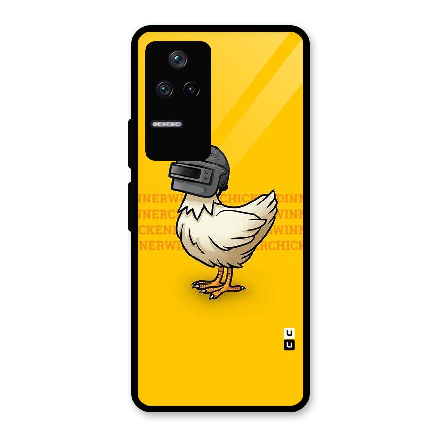 Cute Mask Glass Back Case for Poco F4 5G