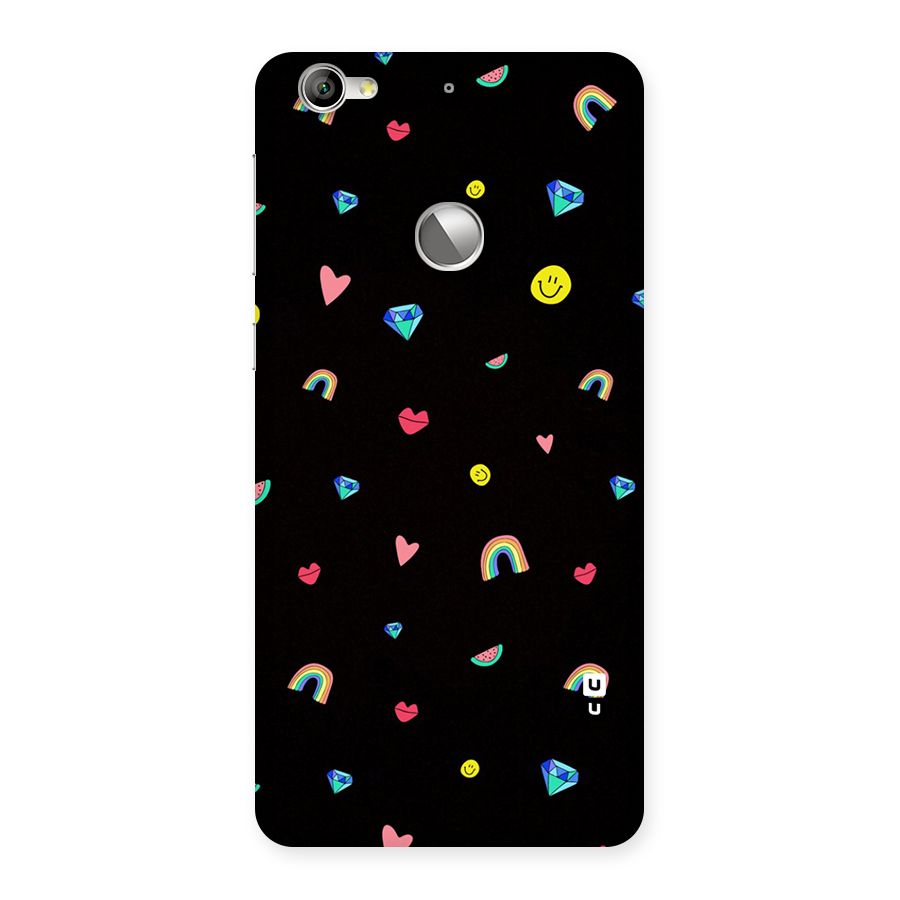 Cute Multicolor Shapes Back Case for LeTV Le 1s