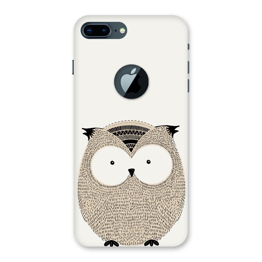 Cute Owl Back Case for iPhone 7 Plus Logo Cut