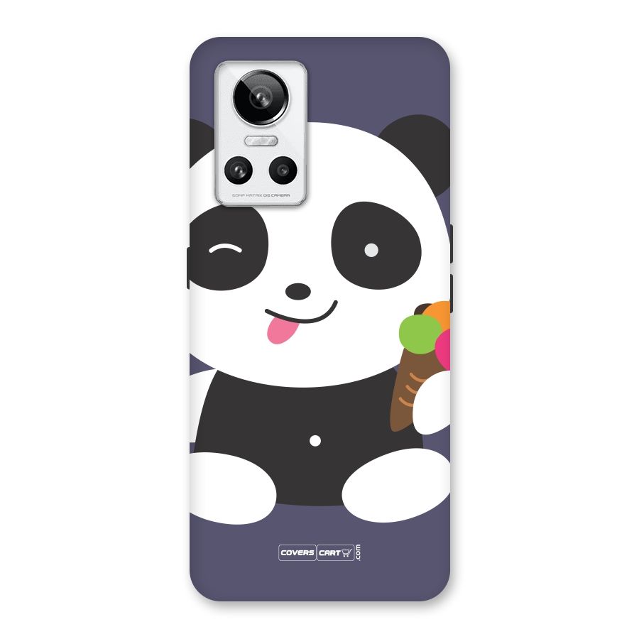 Cute Panda Blue Back Case for Realme GT Neo 3