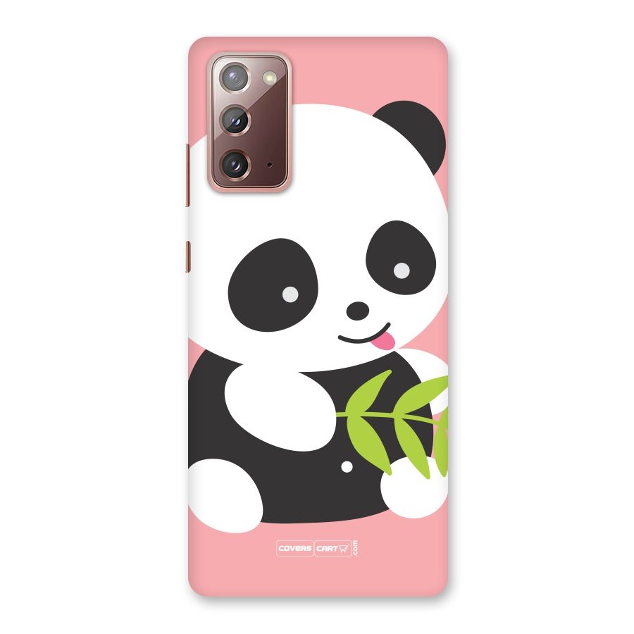 Cute Panda Pink Back Case for Galaxy Note 20
