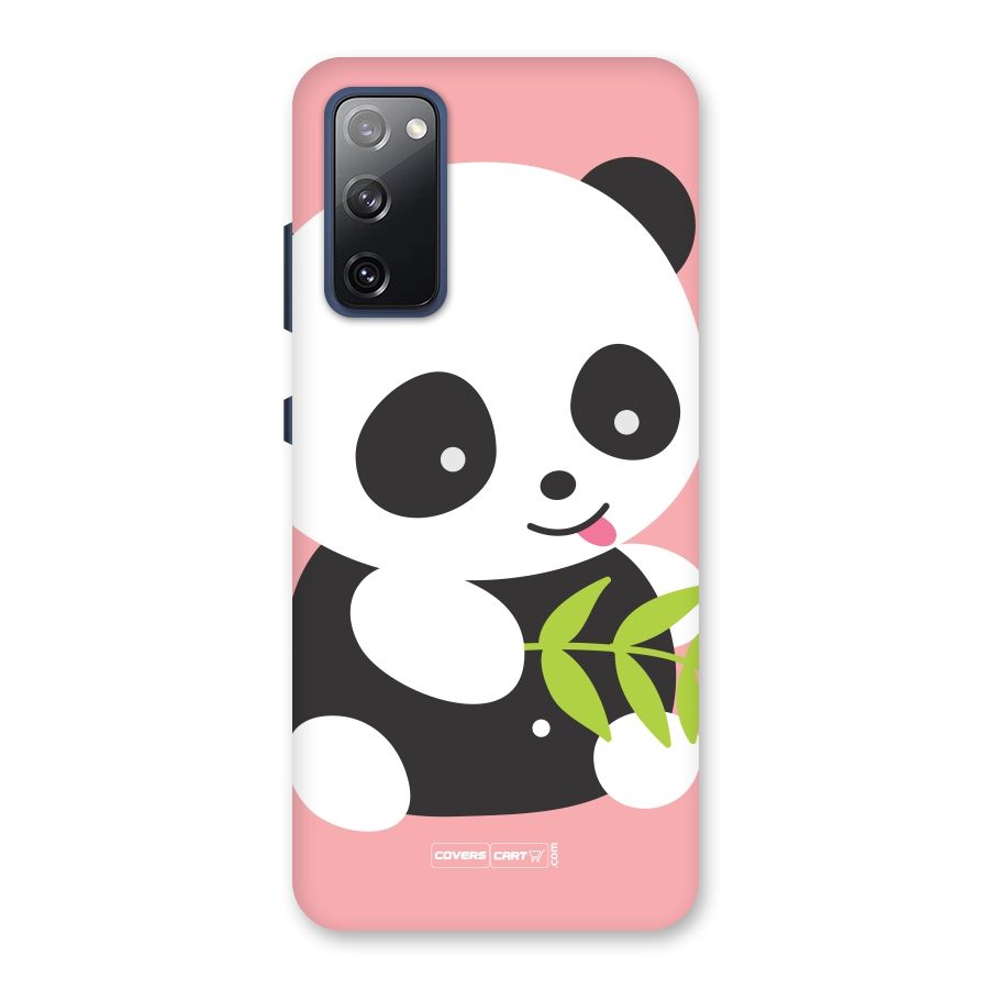 Cute Panda Pink Back Case for Galaxy S20 FE