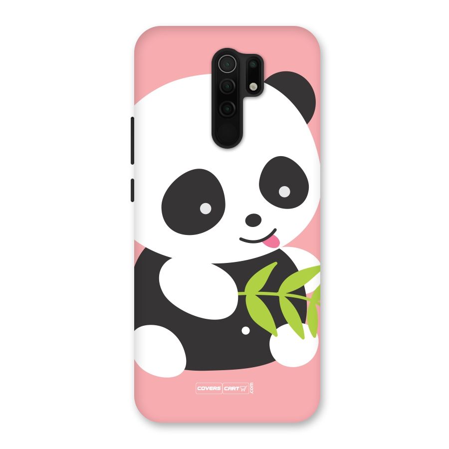 Cute Panda Pink Back Case for Poco M2