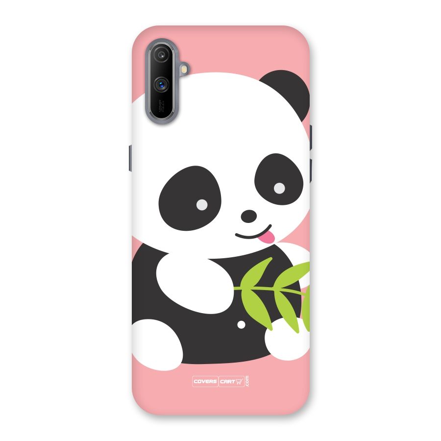 Cute Panda Pink Back Case for Realme C3