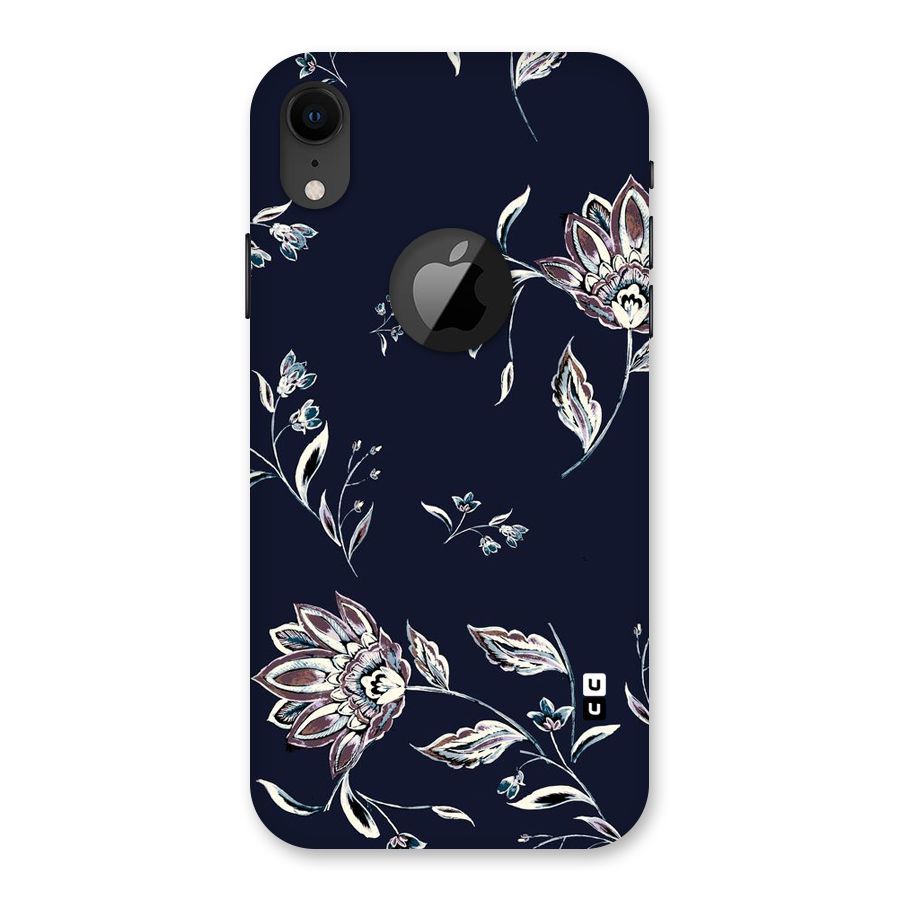Cute Petals Back Case for iPhone XR Logo Cut