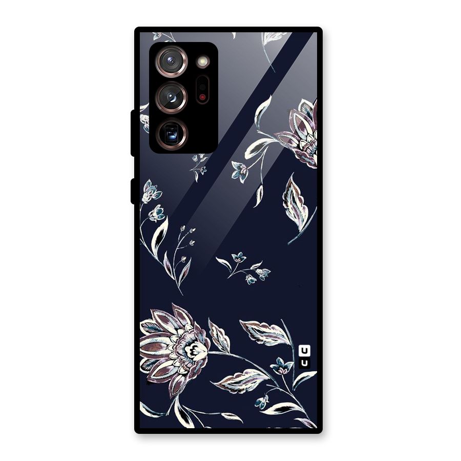 Cute Petals Glass Back Case for Galaxy Note 20 Ultra 5G