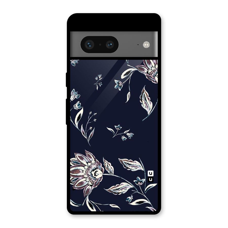 Cute Petals Glass Back Case for Google Pixel 7