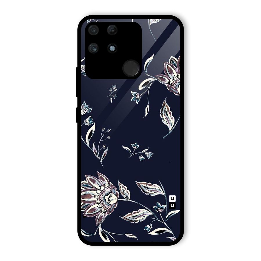 Cute Petals Glass Back Case for Realme Narzo 50A