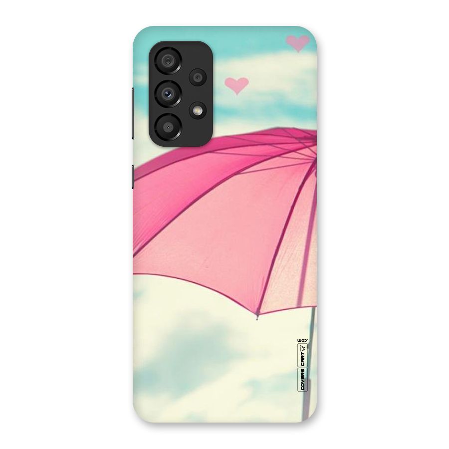 Cute Pink Umbrella Back Case for Galaxy A33 5G