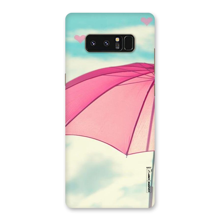 Cute Pink Umbrella Back Case for Galaxy Note 8