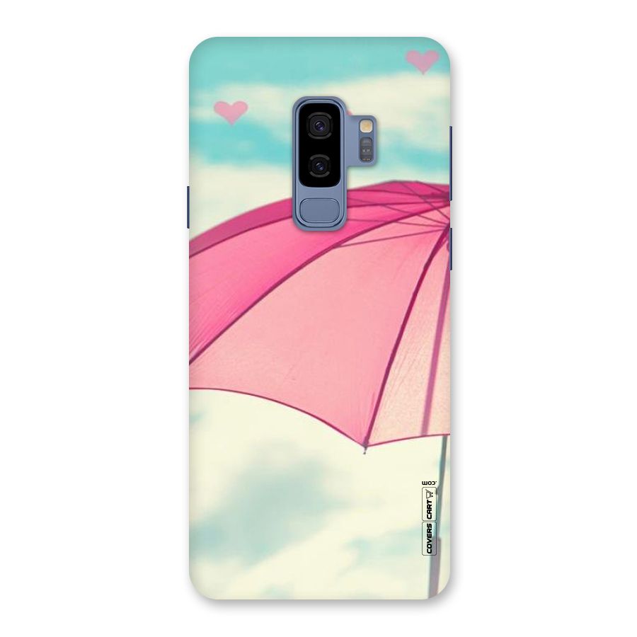 Cute Pink Umbrella Back Case for Galaxy S9 Plus