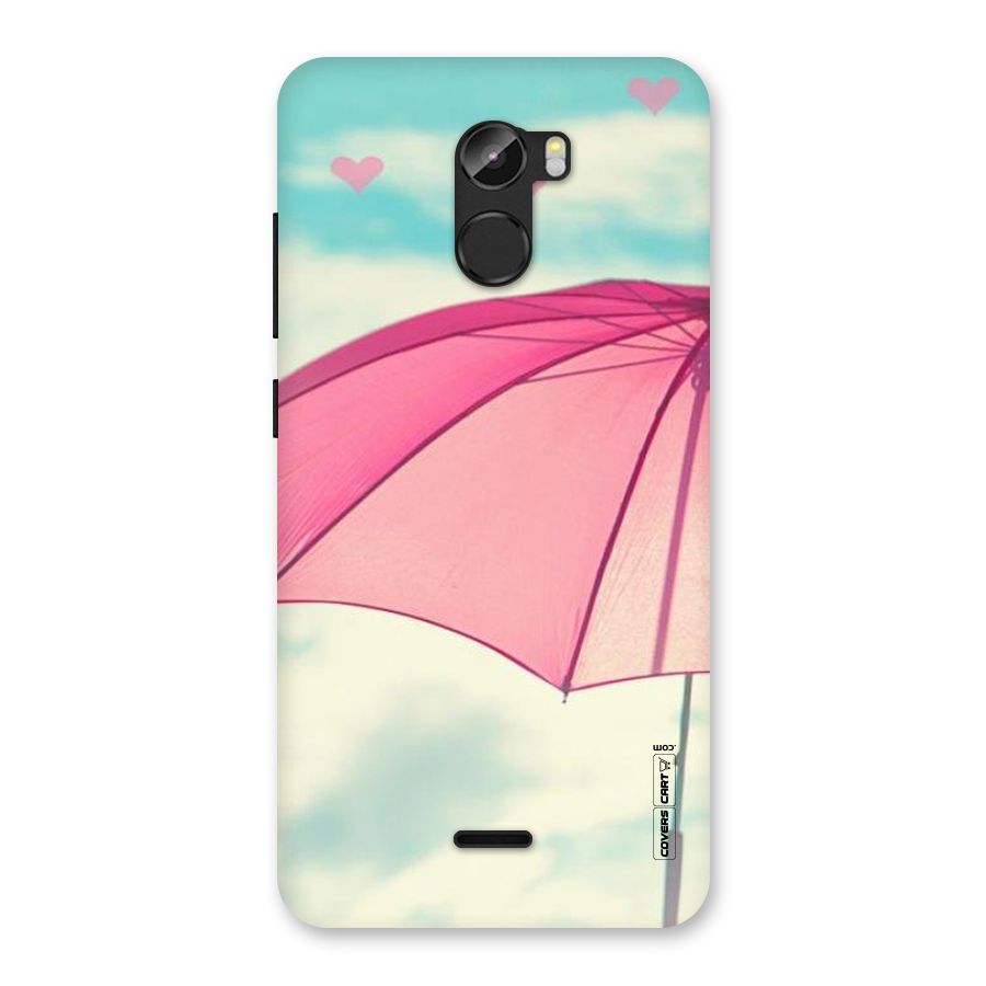 Cute Pink Umbrella Back Case for Gionee X1