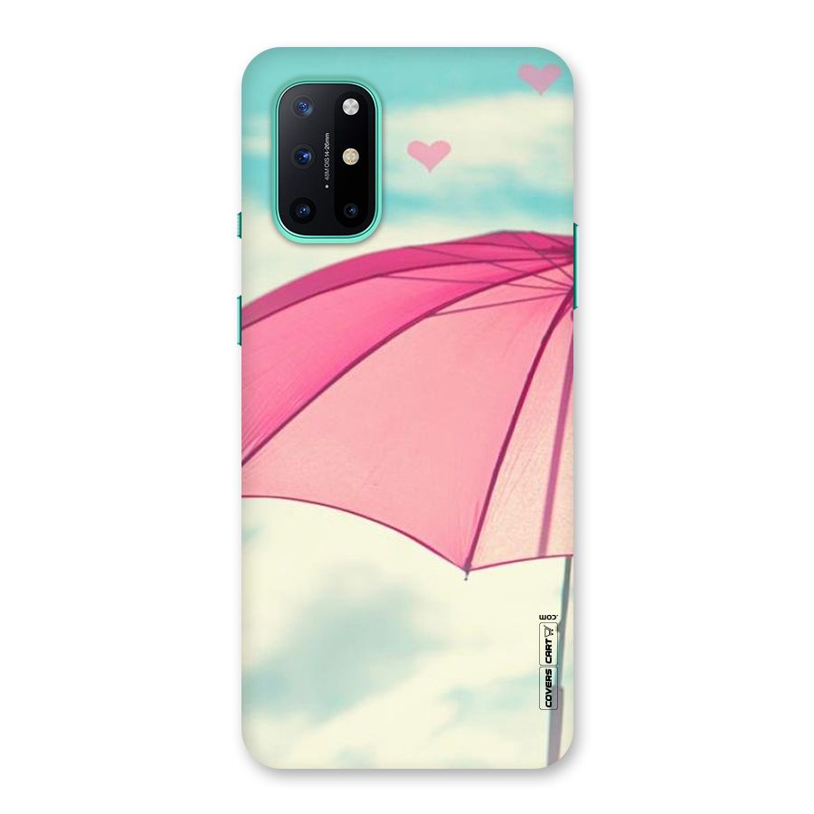 Cute Pink Umbrella Back Case for OnePlus 8T