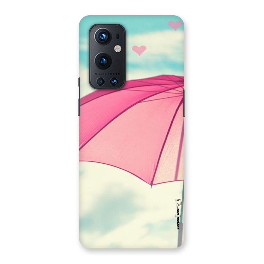 Cute Pink Umbrella Back Case for OnePlus 9 Pro