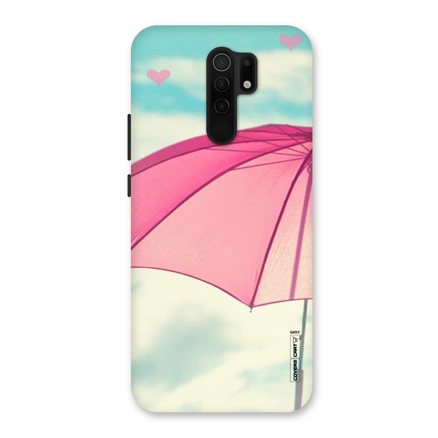 Cute Pink Umbrella Back Case for Poco M2