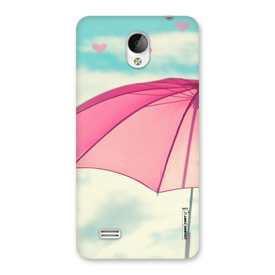 Cute Pink Umbrella Back Case for Vivo Y21