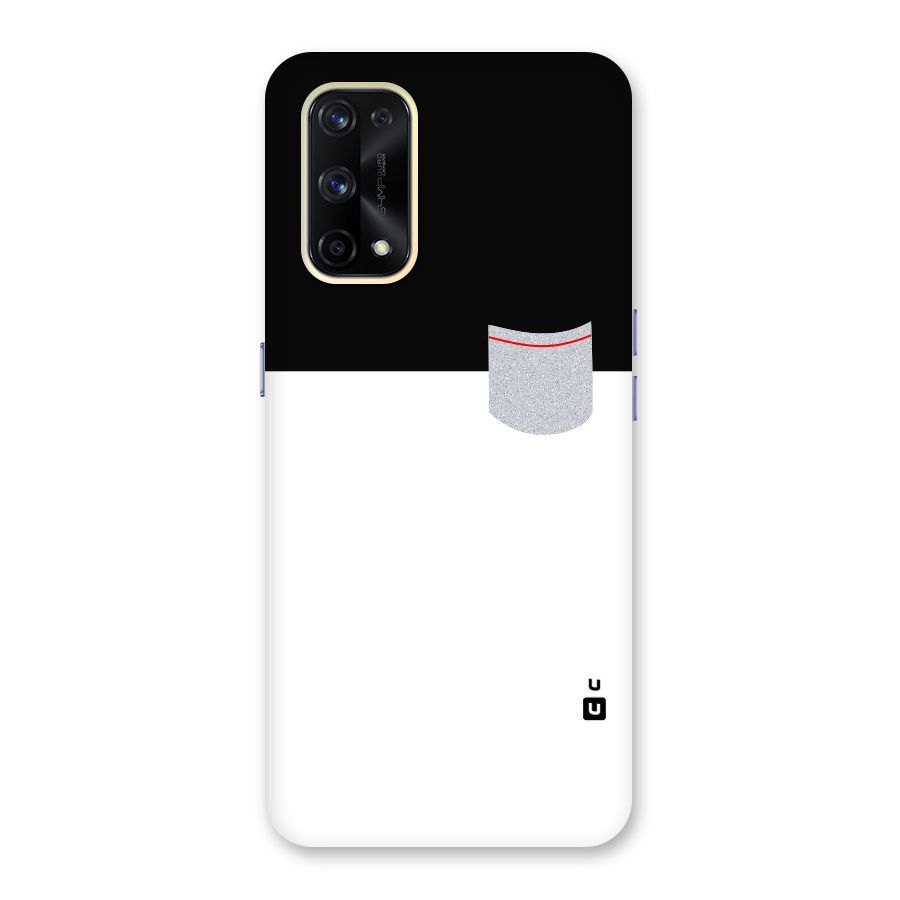 Cute Pocket Simple Glass Back Case for Realme X7 Pro