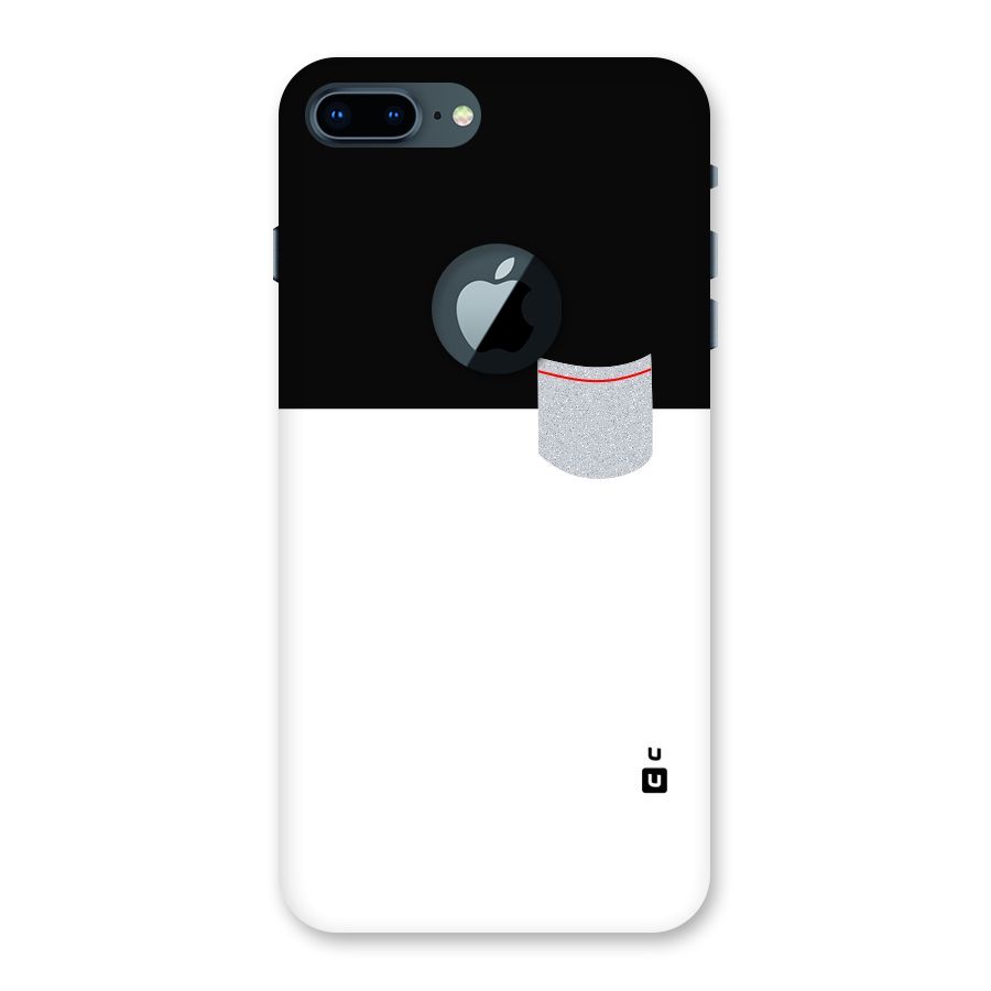 Cute Pocket Simple Back Case for iPhone 7 Plus Logo Cut