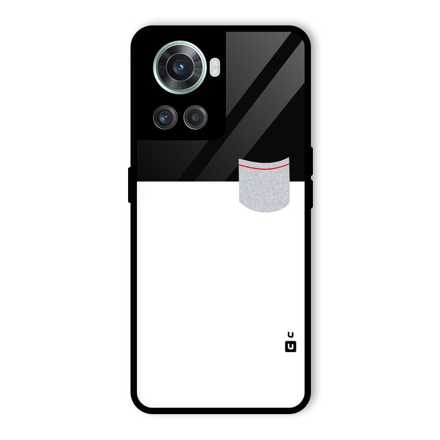 Cute Pocket Simple Glass Back Case for OnePlus 10R