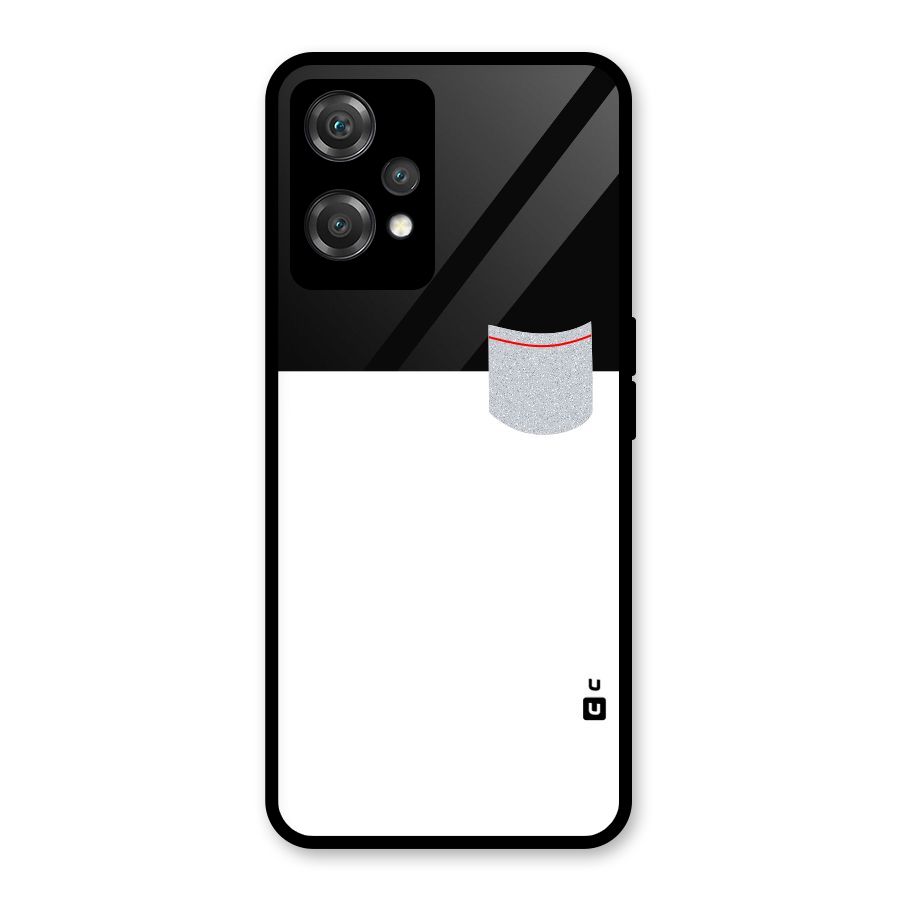 Cute Pocket Simple Glass Back Case for OnePlus Nord CE 2 Lite 5G