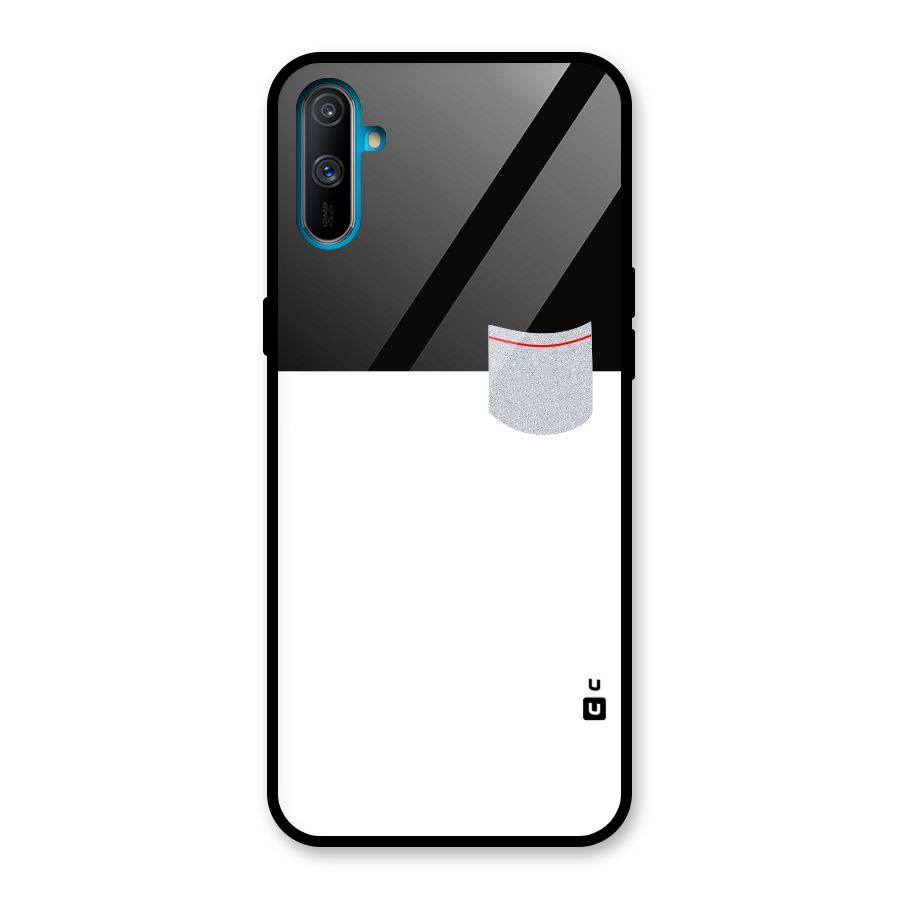 Cute Pocket Simple Glass Back Case for Realme C3