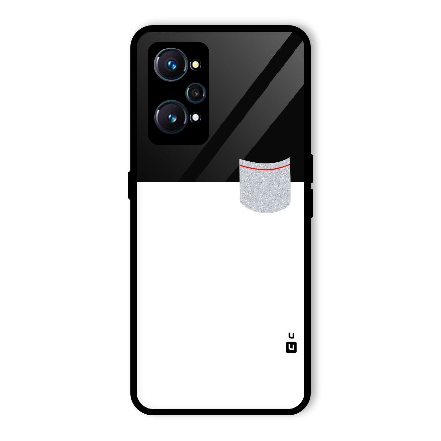 Cute Pocket Simple Glass Back Case for Realme GT 2