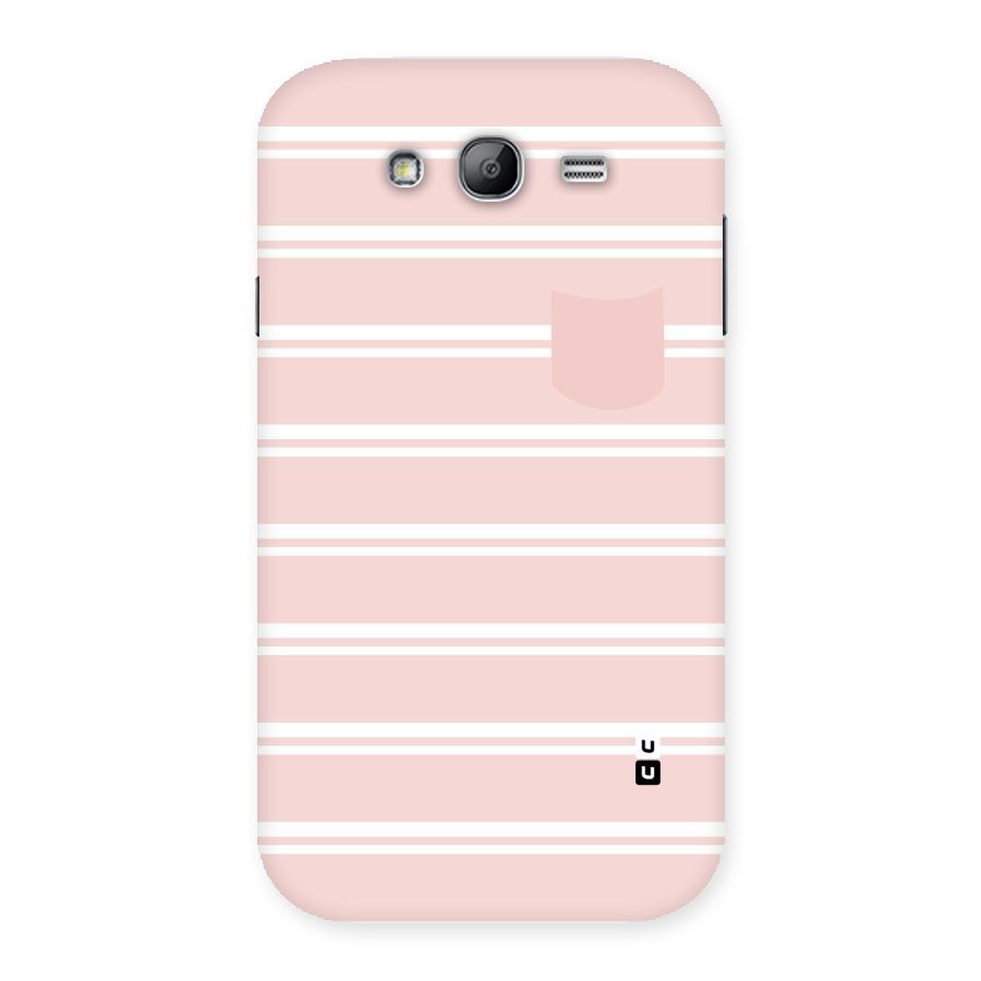 Cute Pocket Striped Back Case for Galaxy Grand Neo