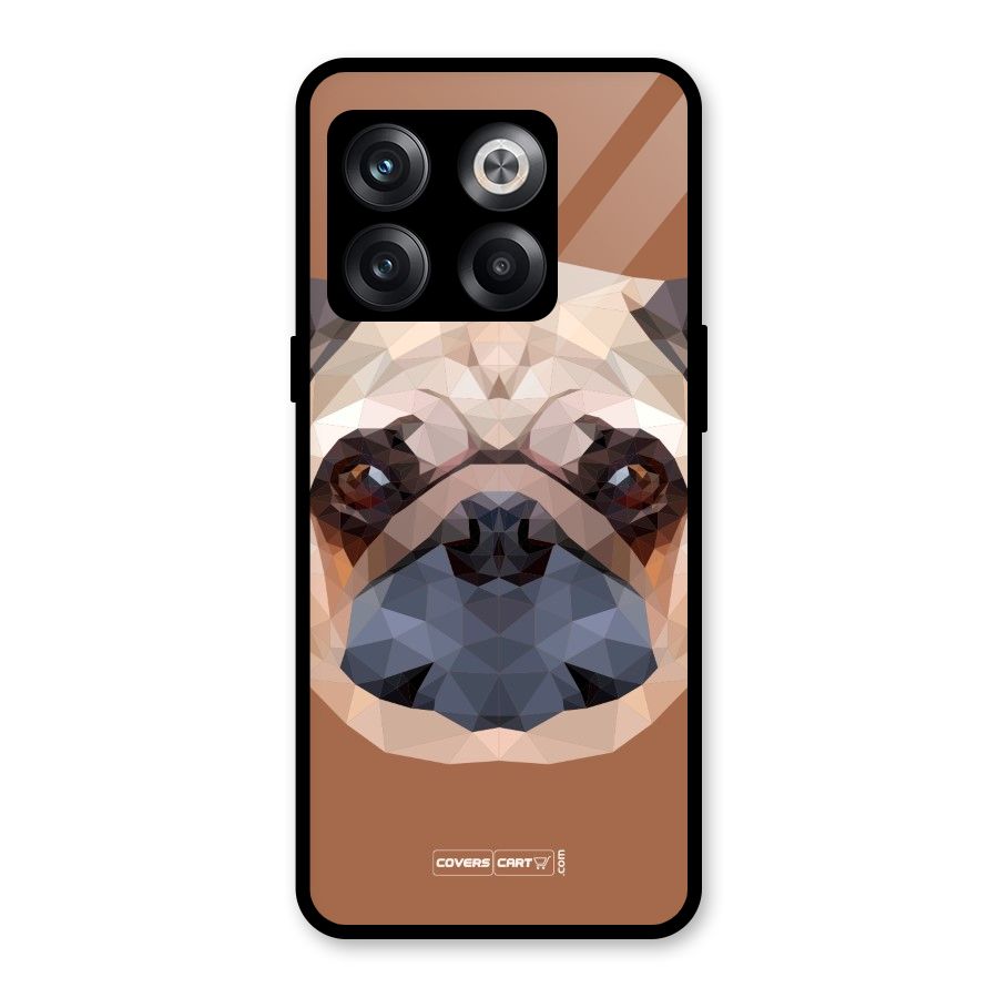 Cute Pug Glass Back Case for OnePlus 10T
