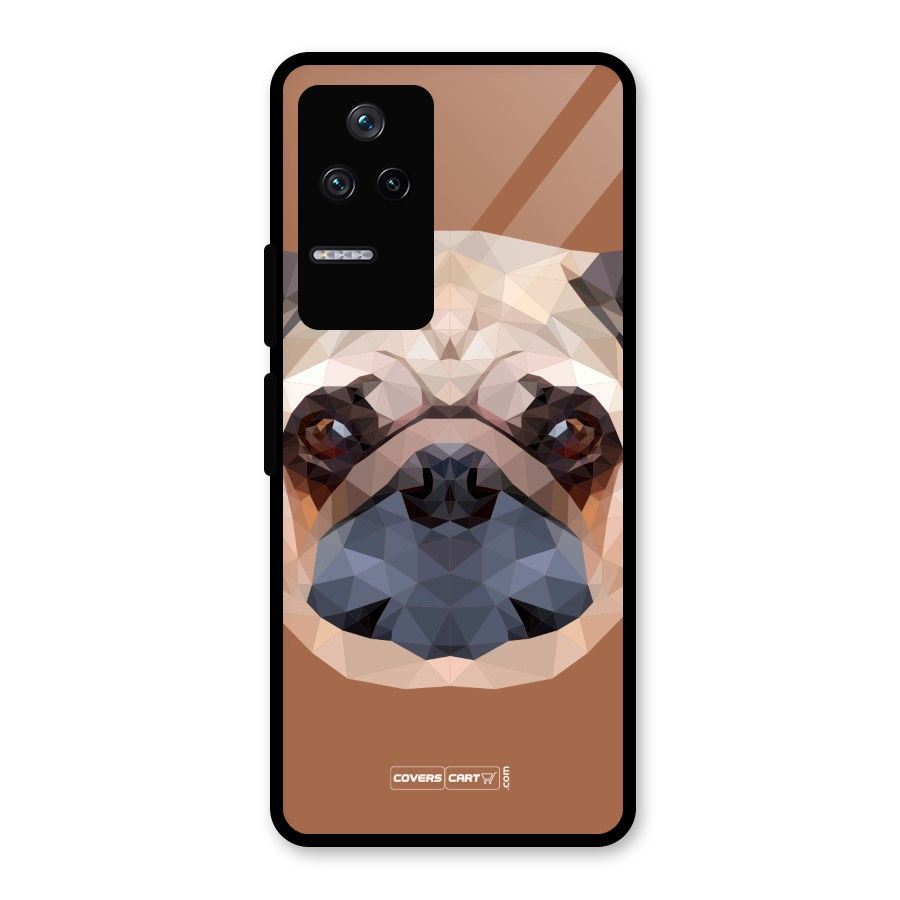 Cute Pug Glass Back Case for Poco F4 5G