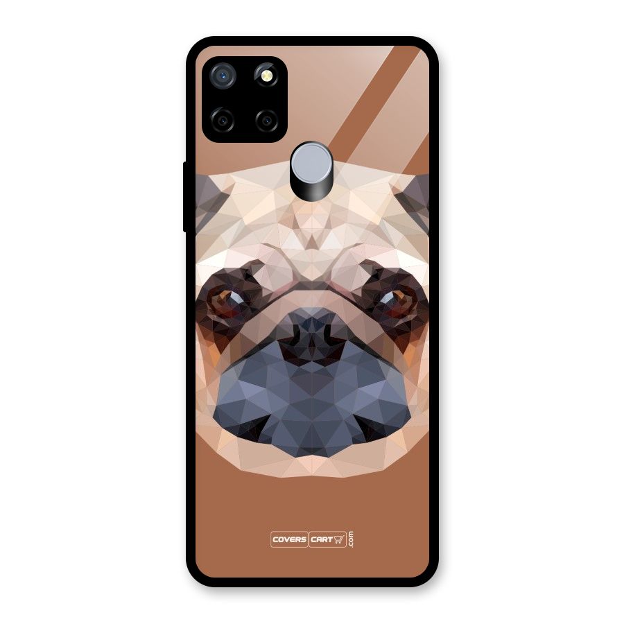 Cute Pug Glass Back Case for Realme Narzo 20