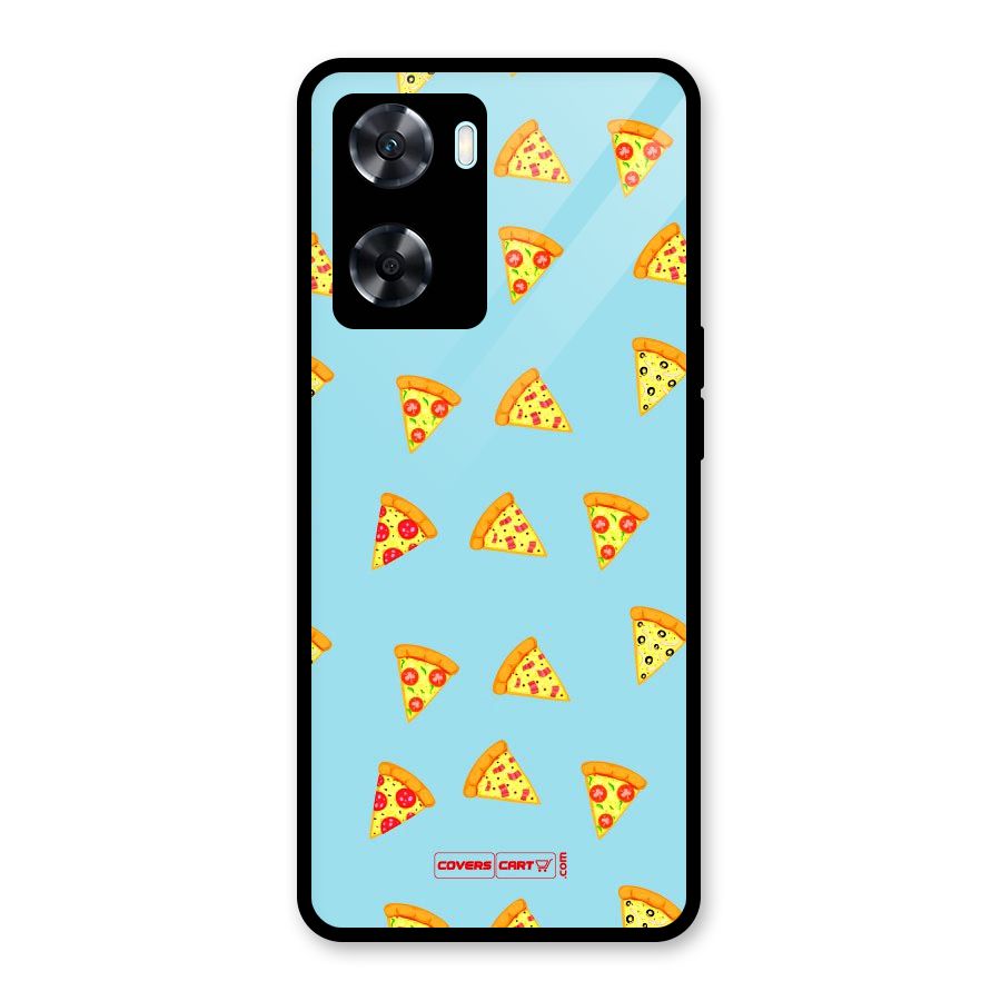Cute Slices of Pizza Glass Back Case for Oppo A77