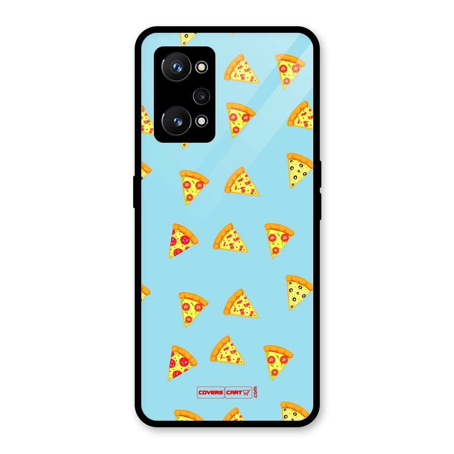 Cute Slices of Pizza Glass Back Case for Realme GT Neo 3T