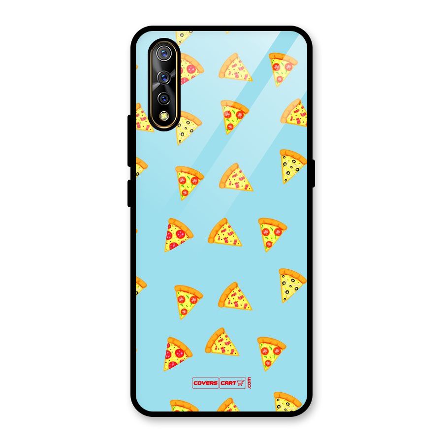 Cute Slices of Pizza Glass Back Case for Vivo S1