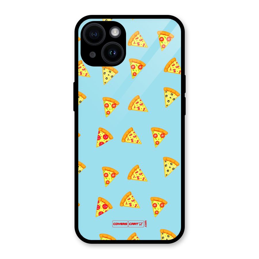 Cute Slices of Pizza Glass Back Case for iPhone 14