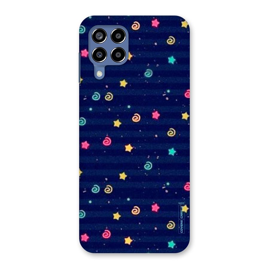 Cute Stars Design Back Case for Galaxy M53 5G