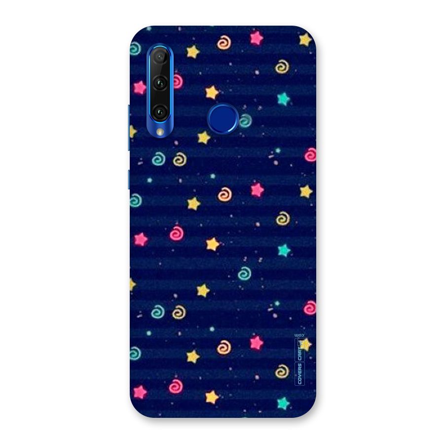 Cute Stars Design Back Case for Honor 20i